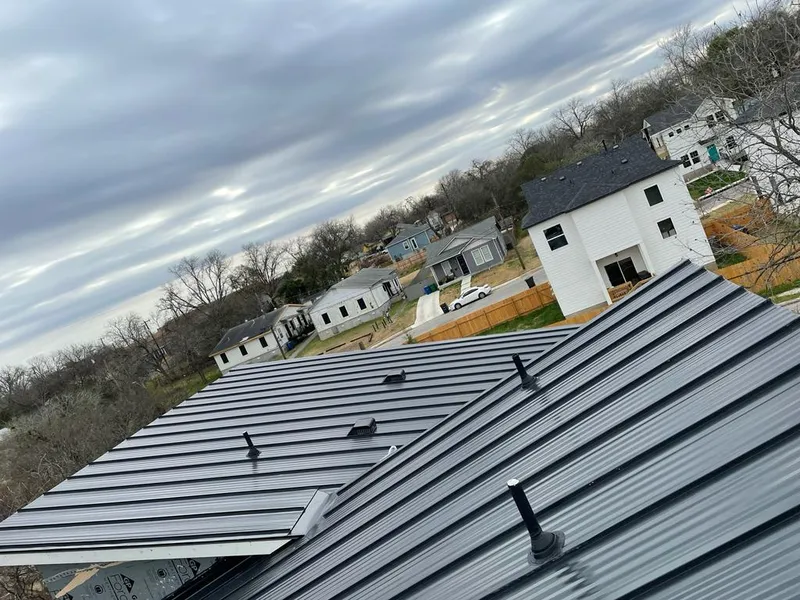 Standing seam metal roof panels with vents for Skylight Repair in Norco